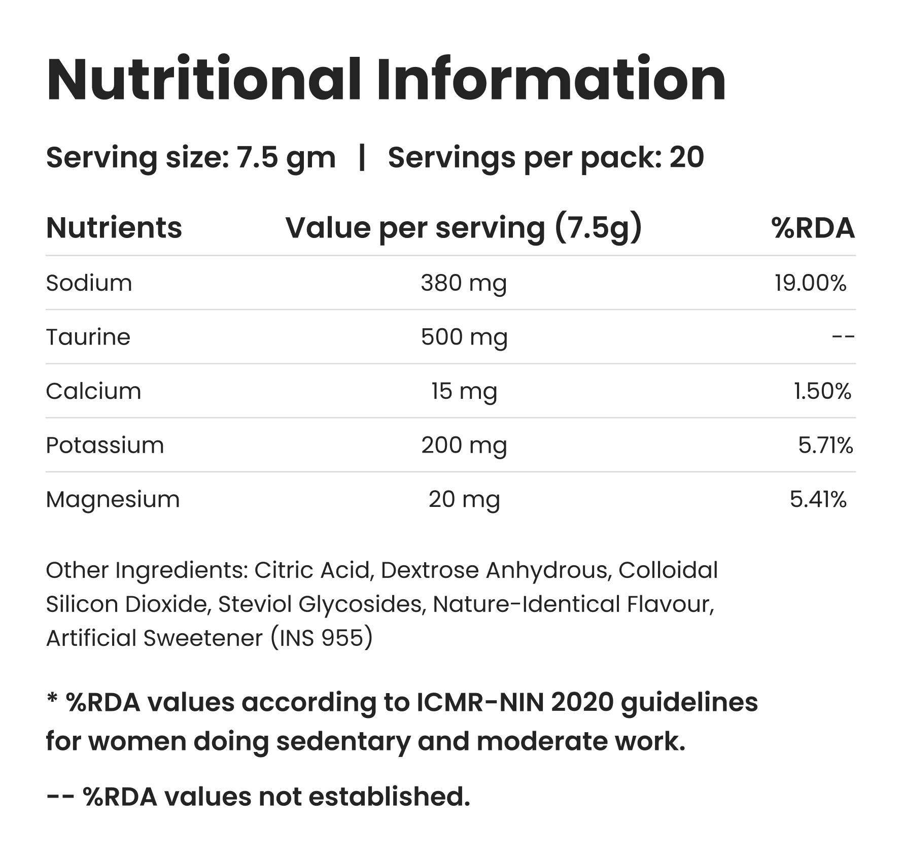 Performance Fuel Drink Mix